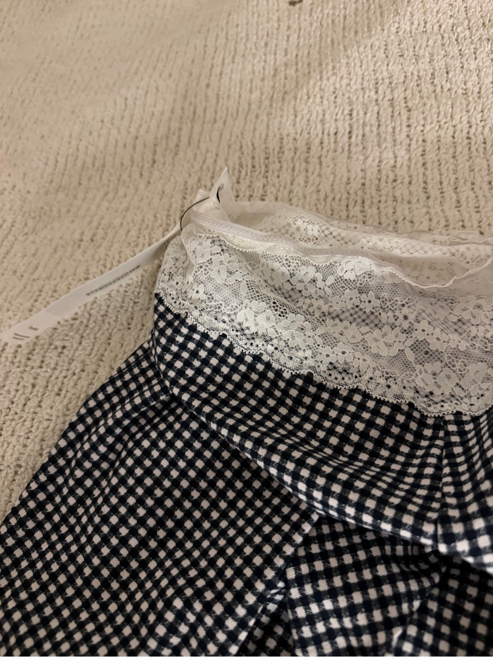 Frankie's Bikini Nikki Gingham Capri Pants - Midnight Wishes - Picture 5 of 7
